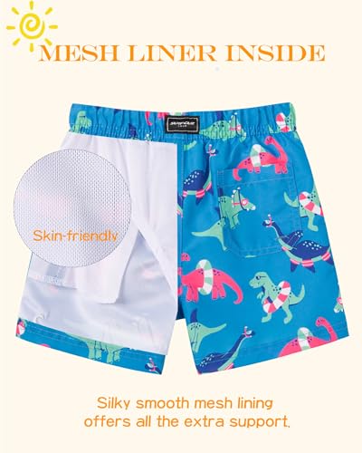 Image of SURF CUZ Surfcuz Little Boys Swim Trunks UPF 50+ Toddler Beach Shorts Swimsuit Kids Quick Dry Swimwear