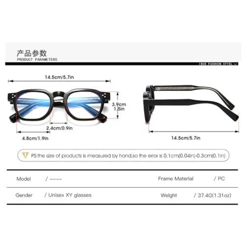Gafas retro de luz azul TR90 grises para evitar dolor de cabeza 2