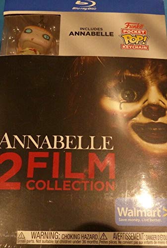 Annabelle 2-Film Collection (Includes Annabelle Funko Pocket Pop Keychain) Blu-ray