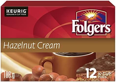 Folgers Hazelnut Cream K-Cup Coffee 