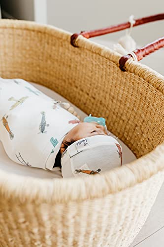Image of Copper Pearl Swaddle Blankets for Newborns | Soft Stretchy Receiving Blankets for Boys and Girls | Large 46 x 46 Inch Baby Blankets | Lightweight and Breathable Swaddles | Ace