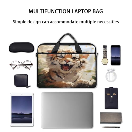 Bolso para laptop de 15 pulgadas Lovely Tiger miniatura 7