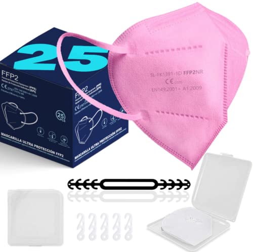 MRFUNNYKIDS MEGAPACK - 25 maschere rosa FFP2