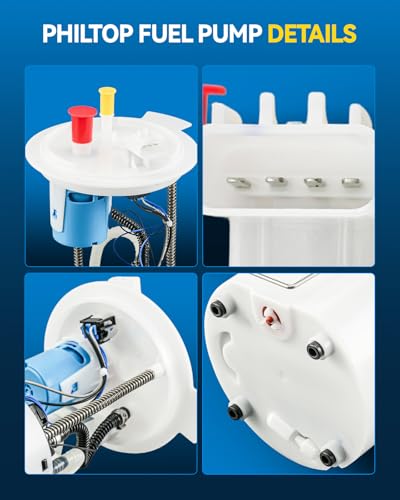 Image of PHILTOP Electric Fuel Pump Assembly Fits for 2009-2010 Ford E-350 Super Duty, E-250, E-150, E-450 Super Duty, FG1313