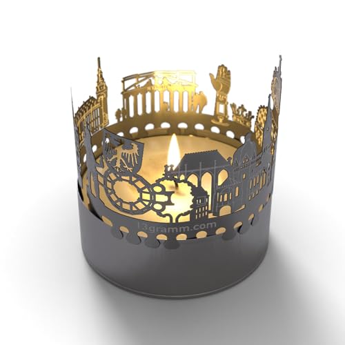 Aachen Skyline Schattenspiel – Atemberaubende Silhouette-Projektion für Aachen-Fans – Ideales Souvenir und Geschenk