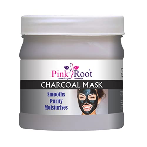 Image of Pink Root Charcoal Cream 500gm with Charcoal Mask 500gm