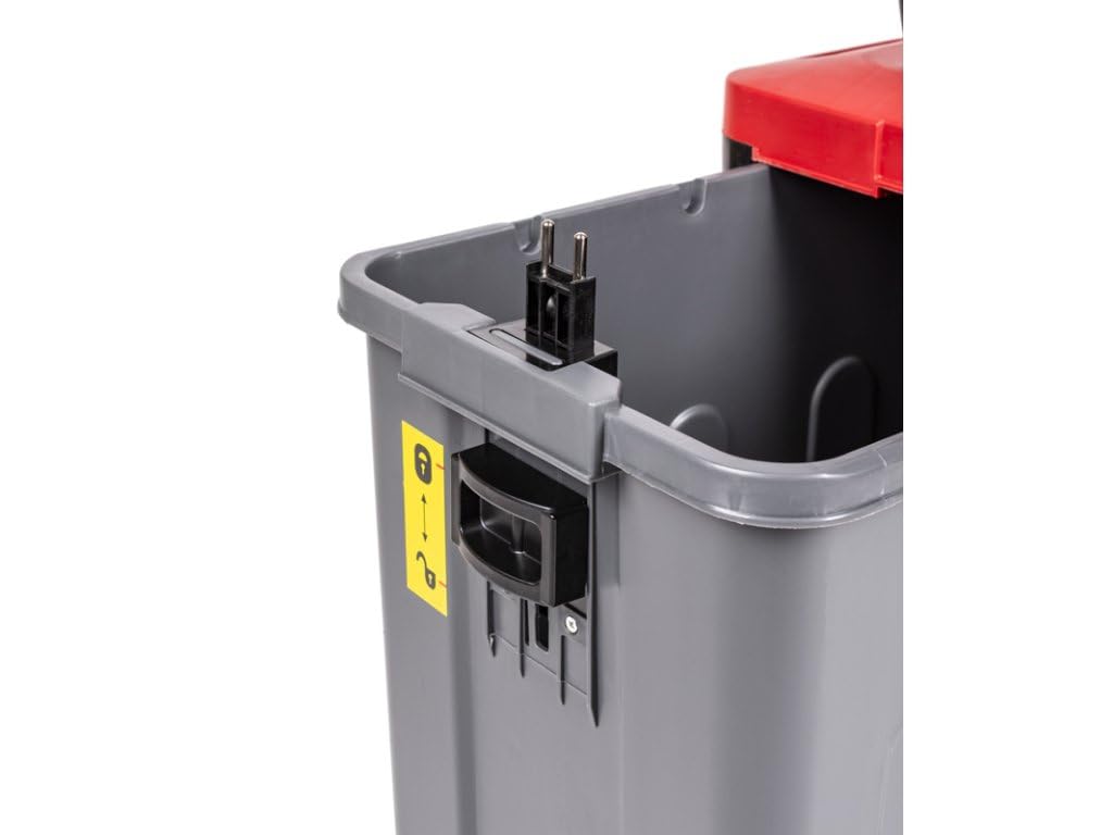 Hahn & Sohn Trituradora eléctrica Cedrus CEDRE01 - 2800 W, hasta ramas de 44 mm, cesta de 60 L - Silencioso, rebobinado, protección contra sobrecargas, ruedas de transporte, trituradora de jardín