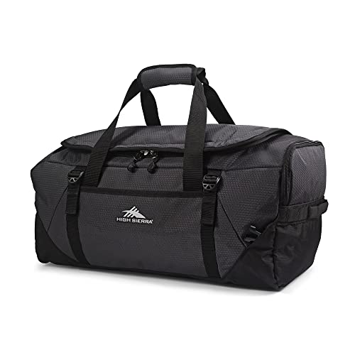 High Sierra Fairlead Travel Overnight Duffel Backpack Gym Bag...