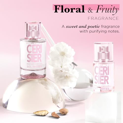 Image of Solinotes Cherry Blossom Eau de Parfum, Red Fruits & Musk, Vegan, 1.7 Fl Oz