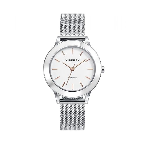 Viceroy Reloj 471182-07 Cerámica Mujer Blanco Acero