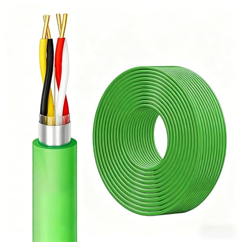 Cable BUS de 4 hilos blindado ideal para conectar sistemas de automatización en edificios