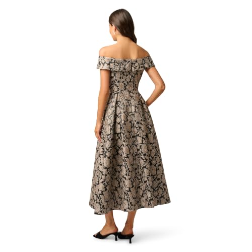 Image of Adrianna Papell Women's Off Shoulder Dress