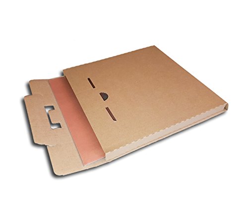 Produktbild von 25 Stück Secure Seal Versandkartons 10x6x4 Zoll – Wellpappe, Rechteckig, Leicht, Für Deinen Paketversand, Corrugated Box