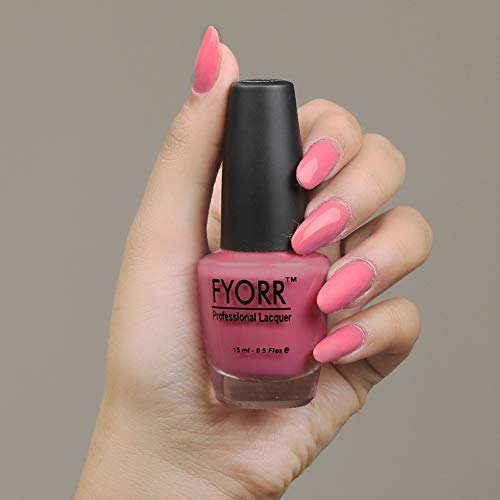Image of FYORR 15ML Quick Dry Long Lasting Smooth Finish Nail Polish (Soft Pink)