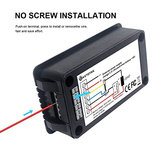 DC Voltmeter Ampèremeter Energiemeter Batterij Monitor Display LCD Digitale Multimeter voor Auto Solar DC 0-200V 300A… - Image 6