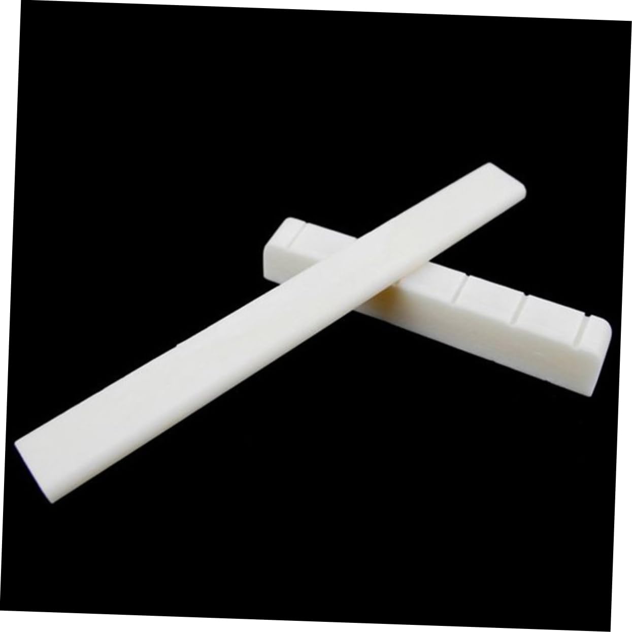 VICASKY Bone Saddle for Classical Guitar Acoustic Guitar Bridge Saddle Nut Set White Dj0304