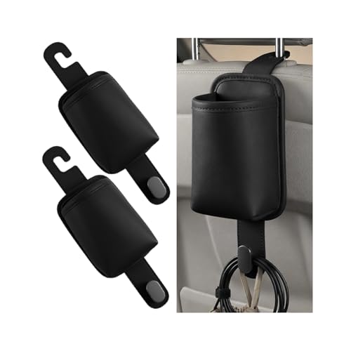Portavasos para asiento de carro con organizador y gancho 2pcs miniatura 1