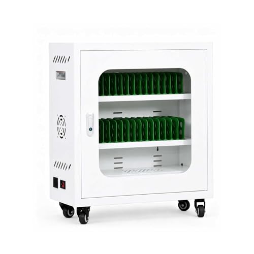 aallwwsso Armario De Carga para Teléfonos Móviles, Caja De Almacenamiento con Cerradura Y Carga para Smartphones con 40 Compartimentos,para Celulares, Tabletas 30slots