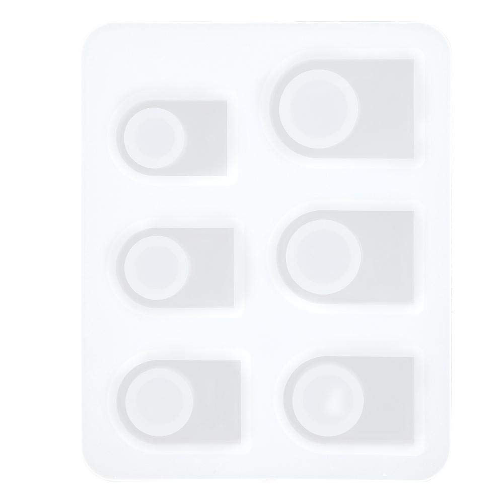 GLOGLOW Silicone Ring Mould Kit, Finger Ring Silicone Mold Resin Casting Ring Silicone Mold DIY Hand-Made Resin Gadgets Accessory for Jewelry Making