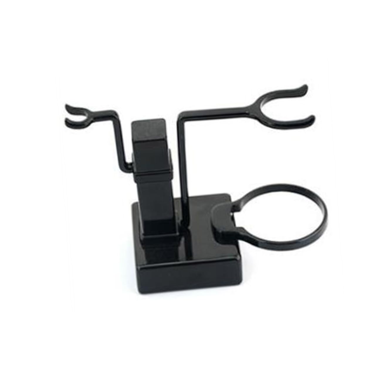 FRCOLOR 2stücke Teiliges Rasier-set Metall Rasierständer Und Rasierschale Schwarz Für Männer Platzsparend Und Praktisch Für Organisiertes Badezimmer