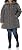 Steve Madden Women's Plus-Size Chevron Puffer Jacket, Titanium, 2X