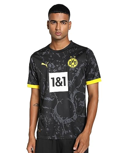 PUMA PUMA BVB 770612-02 Away Jersey Replica T-Shirt Unisex Black Größe L