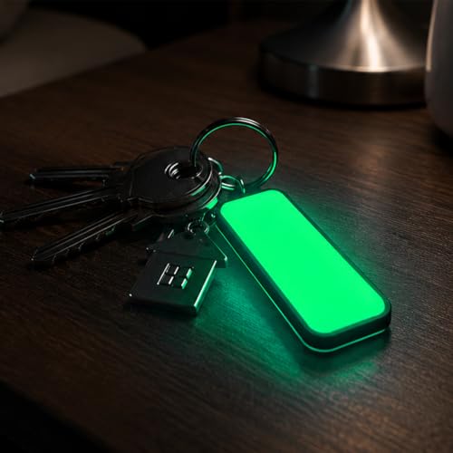 Image of Mi Glow Store Glow in Dark Keychain for Bike Men | Gift for Man | Bike Accessories | Charges in Light Glows in Dark | Key chain for Bike