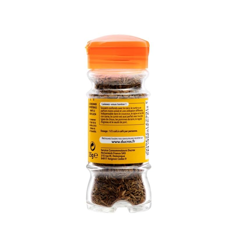 Cumin en Graine - : L'ingrédient idéal pour relever vos plats ! - 35g - Le Lot De 4