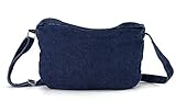 Denim Indigo Hobo Cross Body Bag Womens Shoulder Bag (Ultramarine Blue)