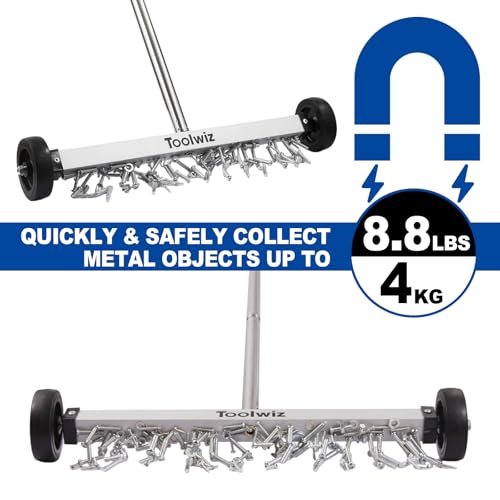 Toolwiz 17-inch Heavy Duty Magnet Sweeper