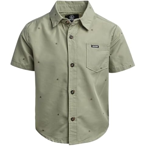 Volcom Boys Hawaiian Button Down Shirt Cover