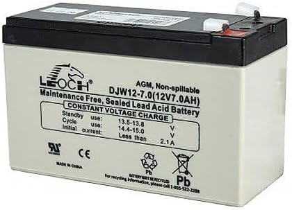LiftMaster 29-NP712 / MBAT Replacement Battery - for LA400, LA412, LA500, CSW24, CSL24, RSL12, RSW12, and More