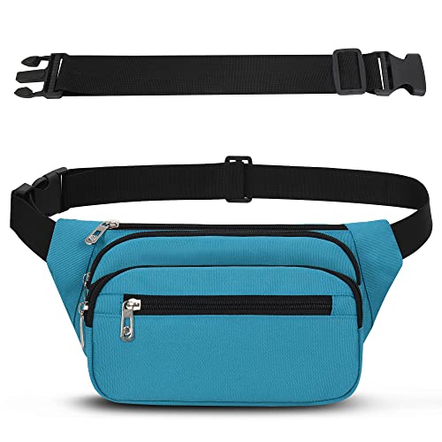 IHIGOGOFA Bumbags Waist Fanny Pack Fashion Bum Bag with 65cm Extended Belt for Dog Walking Climbing Hiking Travel Cycling Girls Ladies Men Women