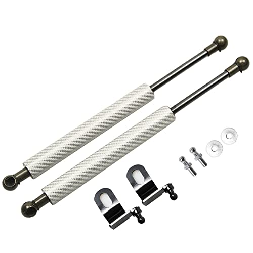 DZSQHDSAF Compatible para Seat para Ateca KH7 2016-2023 Capó Delantero Puntales De Gas Amortiguador Muelle neumático(Plata)