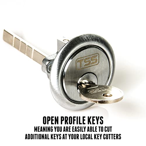 UK Security Supplies, Replacement Locking Rim Cylinder Lock - Image 3