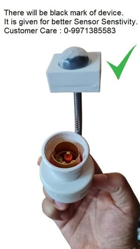 Image of Auto-ON Motion with Day /Night Sensor Holder (Convert Any Bulb to Automatic) (Electricity Saver) (Bulb Off Time Adjustable)- One Year Warranty - Pack of 10