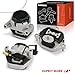 A-Premium 3PCS Engine Motor Mount and Transmission Mount Kit Compatible with Audi A6 2012-2018, 2.0L, FWD, Automatic CVT / Dual Clutch Transmission