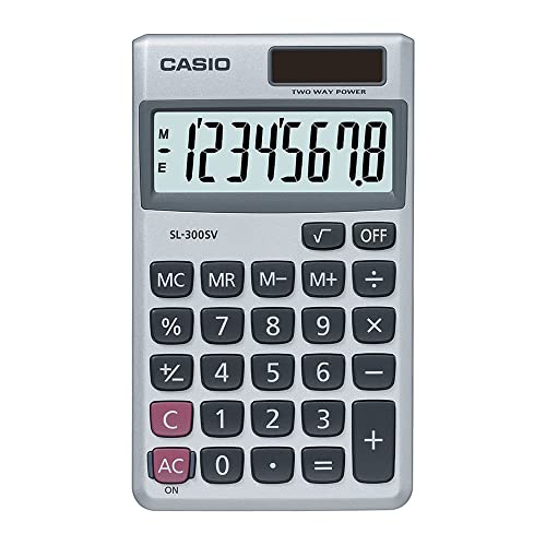 Casio(R) SL 300 Handheld Solar Display Calculator