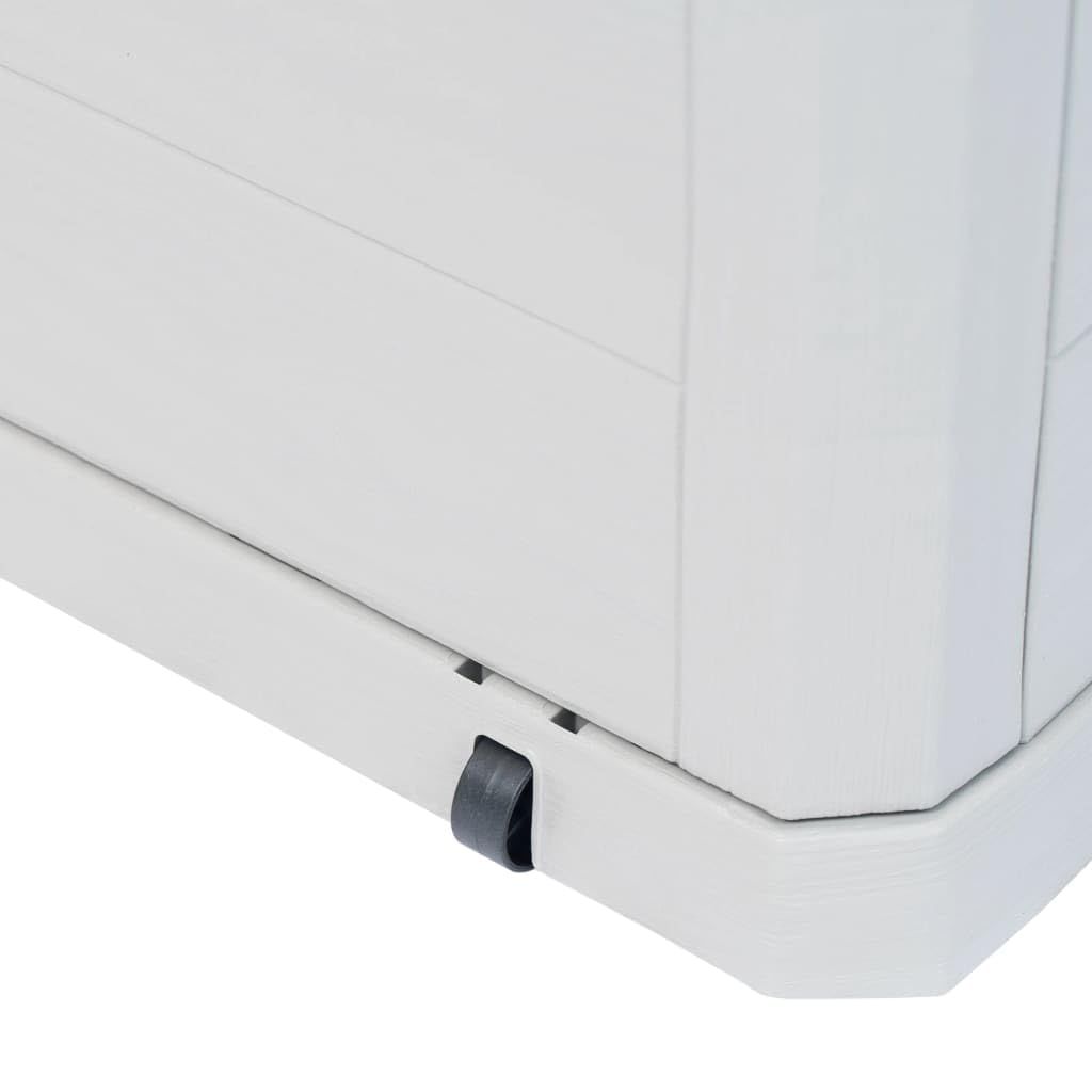 Tomostar Coffre de Jardin Extérieur, Coffre Malle de Rangement Boîte de rangement de jardin 280 L Gris clair