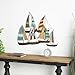 Deco 79 Metal Sail Boat Home Wall Decor Wall Sculpture with Wire Accents, Wall Art 33