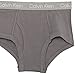 Calvin Klein Boys' Little Modern Cotton Assorted Briefs Underwear, 3 Pack, Blue/Cstl/Black, Small