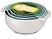 Joseph Joseph Nest 9 Plus - Ensemble Compact Emboitable de Saladiers, Bols, Passoires, Chinois et Doseurs - Multicolore
