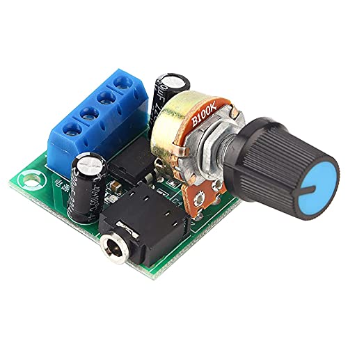 Shuimitao LM386 Super Mini Placa Amplificadora, 3V12V, 0.5W10W Altavoz de Bajo Consumo de Ruido Bajo, para de Audio de Altavoz DIY