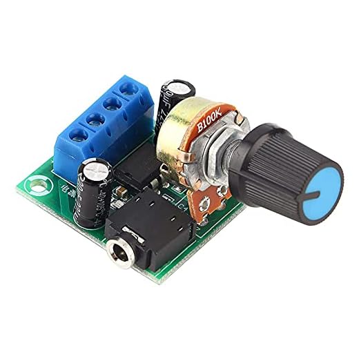 Nihcora LM386 Super Mini Placa Amplificadora, 3V-12V, 0.5W-10W Altavoz de Bajo Consumo de EnergíA Ruido Bajo, para de Audio de Altavoz DIY