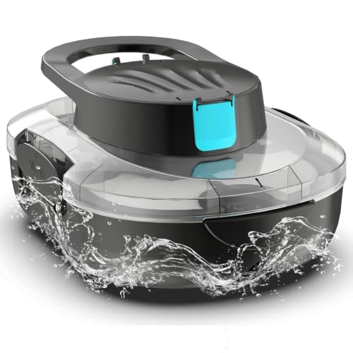 Image of S1 Pro Cordless Robotic Pool Cleaner, 130-Min Runtime, Cleans Up to 1,292 Sq.Ft, Dual-Motor Pool Vacuum, Automatic Cleaner with Large Filter Basket, Fast Charging & Self-Parking (Glossy Black)