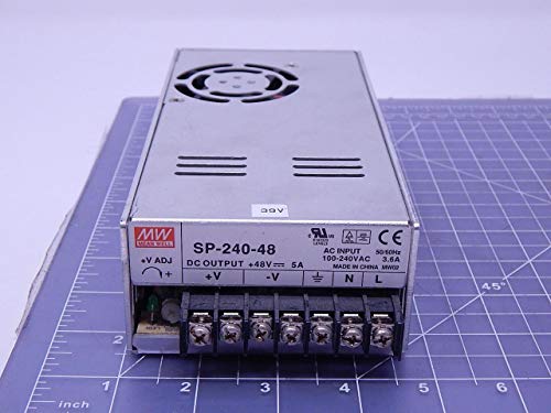 image for Mean Well SP-240-48 Enclosed Switching AC-to-DC Power Supply, Single O