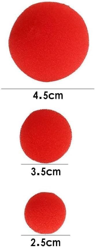 Ymhapp 10Pcs Red Sponge Balls Soft Magic Sponge Balls Combo Close-Up Magic Street Classical Comedy Trick Props with Instructions(3.5cm) - Image 2