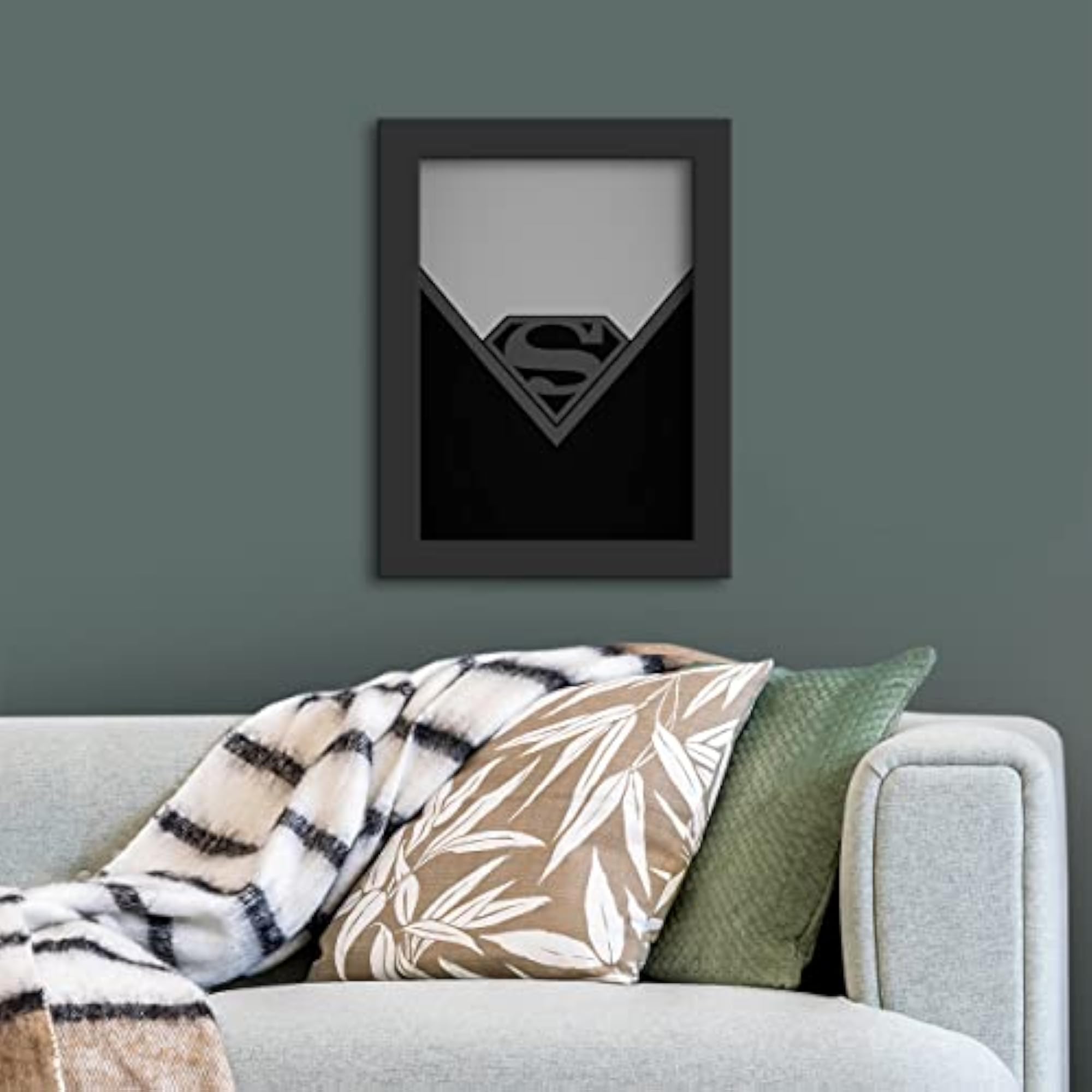 Superman Logo Poster with Frame