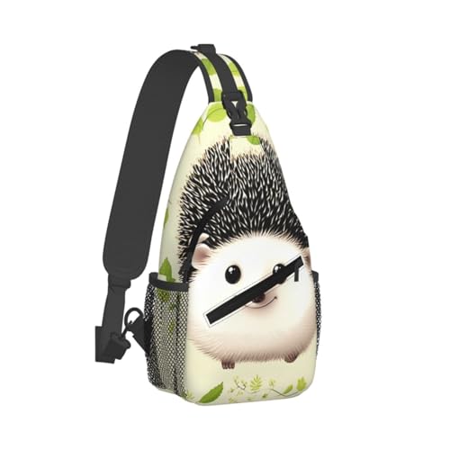 Mochila Cross Chest Sling para Hombre y Mujer Negra miniatura 2