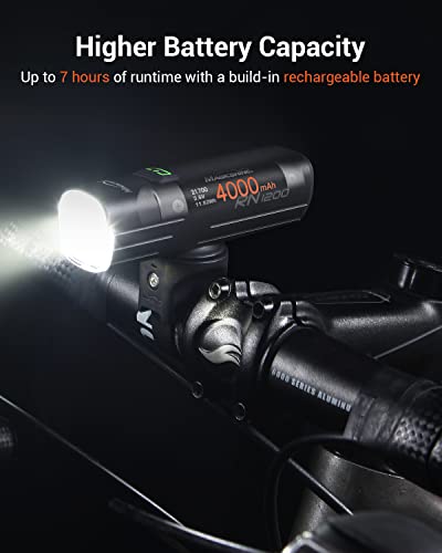 Magicshine Bike Light Rn 1200, Cree Led, Ipx7, 4000Mah Battery Type-C Reverse Charging, Powerful Bike Headlight Compatible With: Mountain, Kids, Street #TOP3